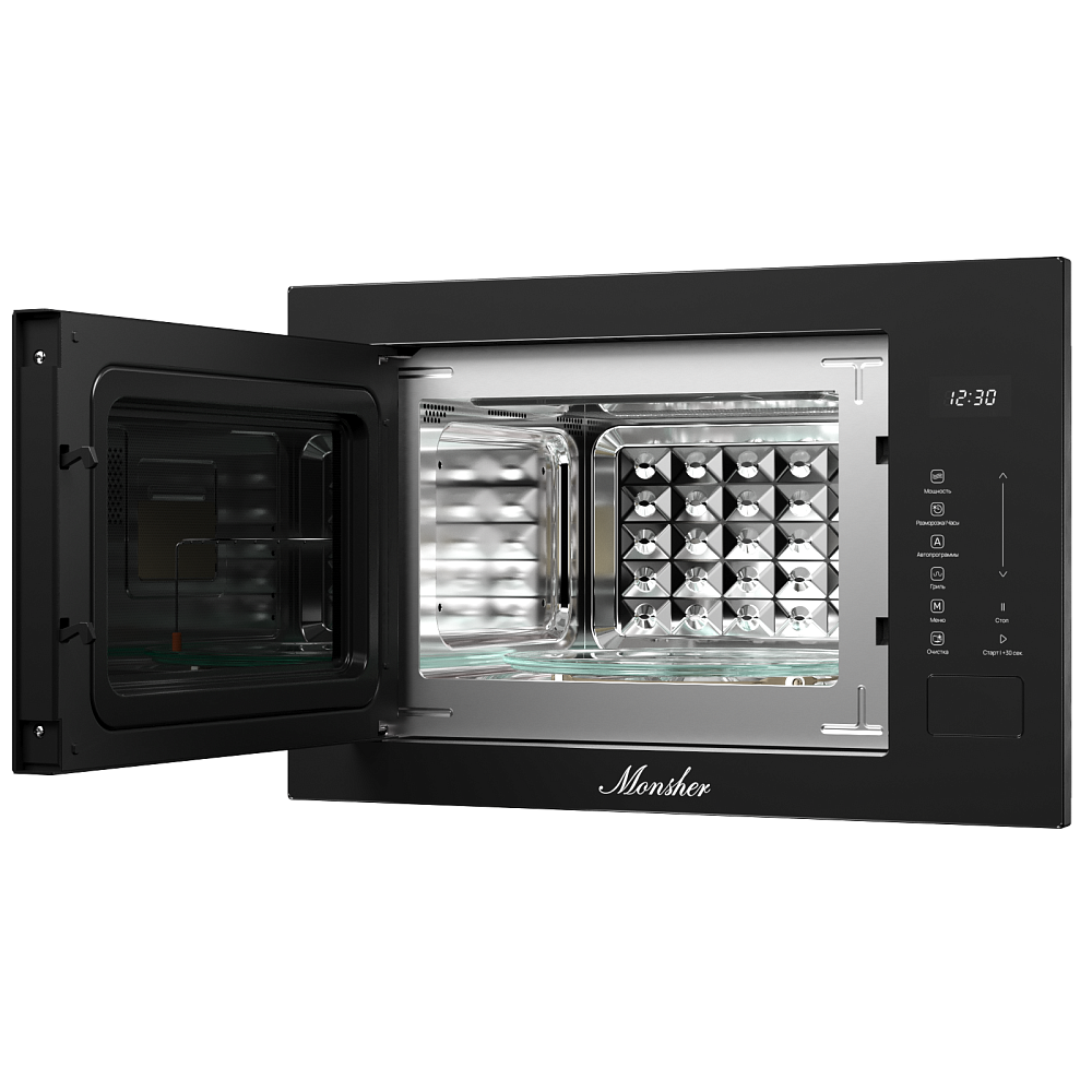 Встраиваемая микроволновая печь MMH 1025 Noir - фото 4