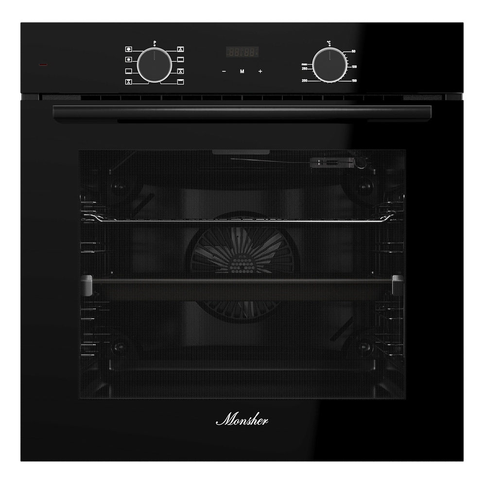 Электрический духовой шкаф MOE 6008 Noir - фото 1